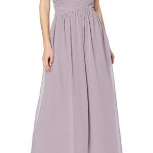 Women's spot Lavender lace back dress party dress